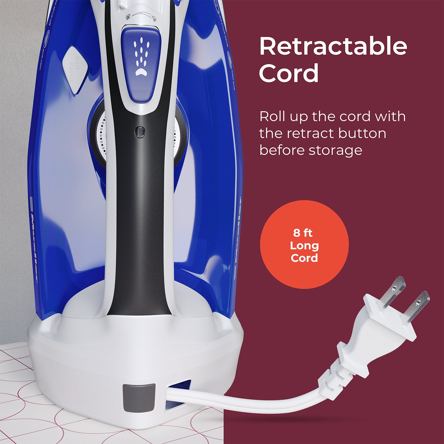 MuellerLiving Professional Grade Steam Iron